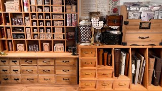 Desk Tour |  My Cozy Vintage Journaling Setup with Antique Touches🐻🤎