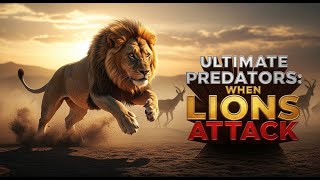 Ultimate Predators When Lion Attack #LionsAttack #WildlifeDocumentary #SavannaPredators #NaturePower