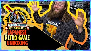 Japanese Retro Game Unboxing 📍Sore Thumb Retro Games