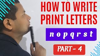 print alphabets  @Skilldevelopment200
