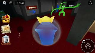 Purple plays waht I fi I become Teal? Rainbow friends: capter 1 gameplay