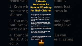 5 Things Parents Praying for Their Children Should Remember #lifeadvice #lifequotes #seniorlife