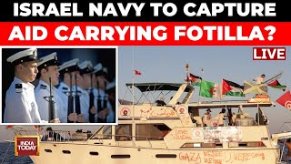 LIVE: Humanitarian aid Sumud flotilla sails towards Gaza | Gaza Crisis LIVE | Israel Navy LIVE