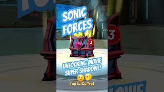 Playing Sonic Forces mobile and FINALLY unlocking Movie Super Shadow!! 💥💥 #sonicforces