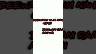 #deewanehumnhihote #songstatus #lofimusic #manvoice#sadsongshort