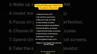 Change Your Life: 10 Do This, Not That Tips