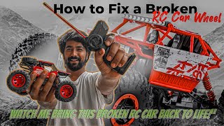 How to Fix a Broken RC Car Wheel || Don’t Throw It Away! in kannada