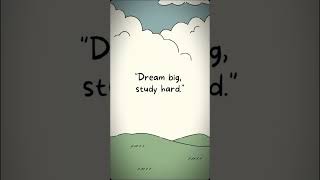 [Motivation] #1 Dream big - Study hard 💪 ❤️‍🔥 #motivation #studymotivation #dreambig #studyhard