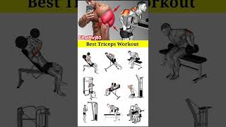 Push hard, flex harder 💪 #TricepsDay #Strength #GymLife #Workout #FitLife #ArmsDay #Power