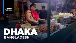 ASMR Dhaka Street Food & Market Walk | Authentic Local Sounds in Khilgaon, Bangladesh