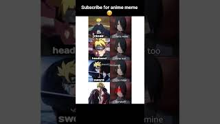 Anime meme... #animememe #narutomeme