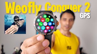 Weofly Conquer 2 スマートウォッチ | 2025年版、お手頃価格のGPS＆防水スマートウォッチ