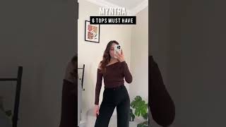 must have tops from Myntra #song #newsong #myntra #myntrafinds #myntratop #youtube #ootd