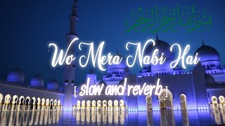 Wo Mera Nabi Hai (Slow+Reverb Naat) || Syed Hassanullah || Moon_Aeshtic2.0-New Naat 2023