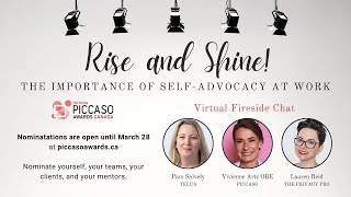 Fireside chat about the importance of self-advocacy at work