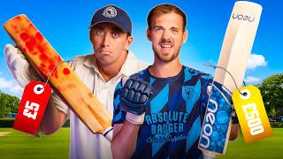 £5 vs £500 Cricket Bat: Who scores more runs?