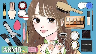 [ASMR] Spring make-up animation [Makeover]