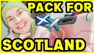 PACK with ME to GO to SCOTLAND! 😍✈️🏴󠁧󠁢󠁳󠁣󠁴󠁿