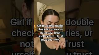 U ever get that weird gut feeling? #relationshiptalk #redflags #datingtruths
