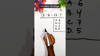 Solve Number Analogy Question | #shorts #reasoning #cgl #chsl #govtexam2025 #trending #sapphire
