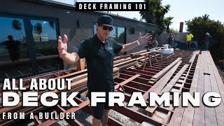 All about Deck Framing from a PRO Builder - DECK FRAMING 101