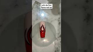 Fire art #fireart #nailtech #nailart #fire #redcolor #techwithme