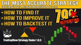 Accurate Trading Strategy, find it, backtest it, and improve it (Note: v3 is repainting indicator )