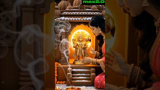 Pinky aur Hanuman Ji 😢✨ #HanumanBhakti#DevotionalShorts#IndianVillageStory#Hanuman# shorts | max2.0