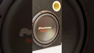 pioneer subwoofer | pioneer 1212d4 subwoofer | pioneer 1212d4 bass test | #shorts