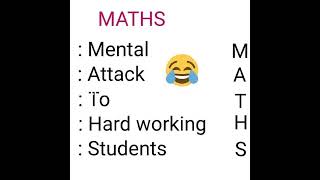 Maths Jokes  #mathsisfun #memes #mathsstudent