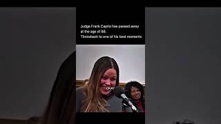Throw back to this moment with Judge frank Caprio #frankcaprio #viralshort