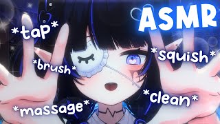 【ASMR】Sleep Demon Pampers Your Ears 😈 🫧(Cleaning, Tapping, Massage, Whispers) For Perfect Relaxation