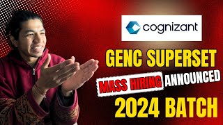 Finally Cognizant Mass Hiring Announced 🤯😱 | OFF Campus Drive For 2024 Batch | Fresher Jobs