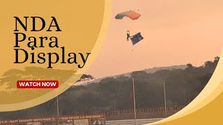 #NDAcourse147  #ParachuteJumpByNdaCadets #NDA #NdaPune #khadakwasla #NdaTattooShow #NDAPOP