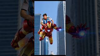 Ronaldo Builds Iron Man Suit to Save Messi After Plane Crash#football #ronaldo #messi #viralshorts