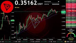 TRX | Live Stream 24/7 | OFFICIAL TRON | TRX USDT | Trading Signals Chart
