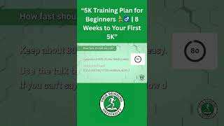 “5K Training Plan for Beginners 🏃‍♂️ | 8 Weeks to Your First 5K”