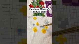Painting the WILDFLOWERS in Minecraft!