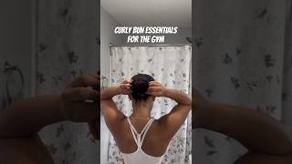 GO TO SLICK BUN PRODUCTS | Gym Edition   #curlyhair #conair #sheamoisture #3c4ahair #slickback