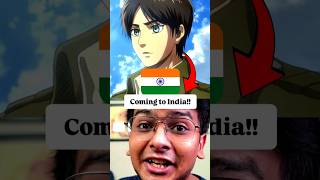 Attack on Titan Director is Coming to India?! 😱 #animeindia