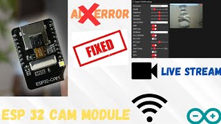 Program ESP32 wifi cam with Arduino UNO tutorial for beginners project | Web server cam programming