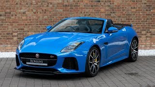 2017 Jaguar F-Type SVR Convertible - Ultra Blue - Walkaround with Start Up & Revs