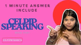 Celpip speaking Part -1