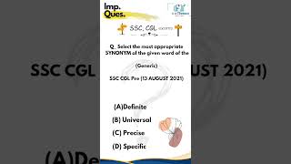 SSC, CGL SYNONUM most important 🎯 // English question // #shortsfeed #cglgurujiunlocked  #synonyms