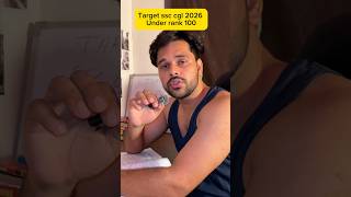 My daily routine for ssc cgl 2026 || #ssccgl #ssc #sscghl #study