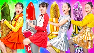 Poor Vs Rich Vs Giga Rich Vs Normal Girl At Makeover Contest! Who Wins Beauty Pageant?