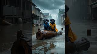 Two Puppies, One Dream – Rebuilding Their Home After the Storm    #cute #animalstory #pets #dogstory