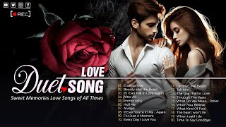 Greatest Hits Of Duet Love Songs 70's 80's 90's 💟 Romantic Male & Female Duets Playlist