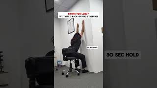 Sitting Too Long? Your Spine Hates It! | 2-Min Easy Back Pain Relief Stretches  #FlexifyMe