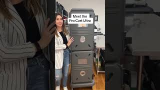 Pro Cart Ultra: Insulated transport holds BOTH hot & cold items, same cart, same time, no compressor